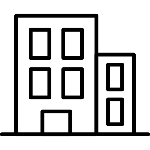 Low density building icon